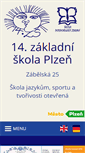 Mobile Screenshot of 14zsplzen.cz